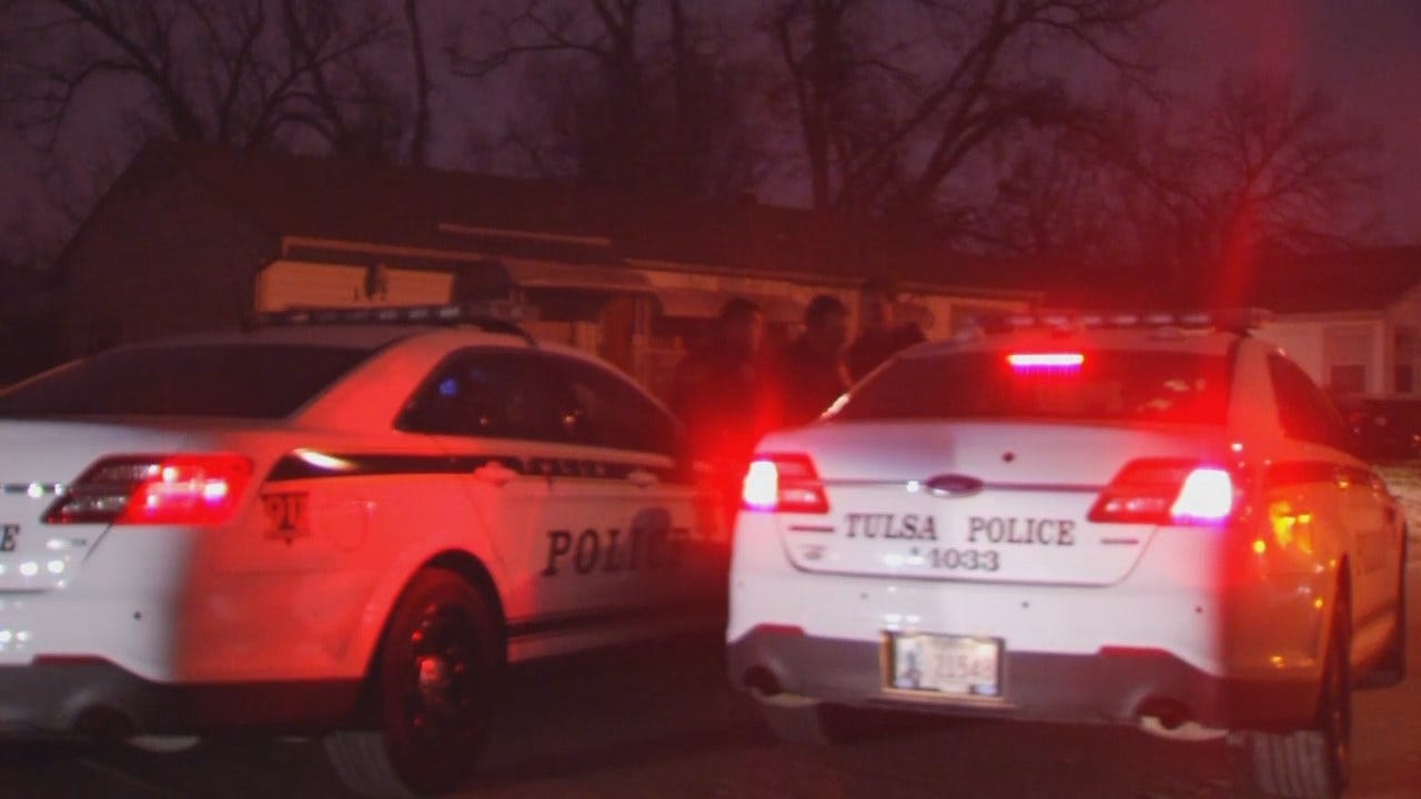 WEB EXTRA: Video From Scene Of Tulsa Burglary Arrest