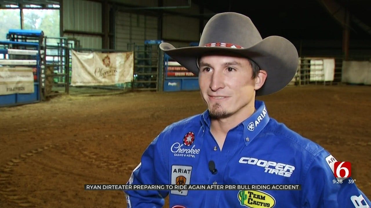 Oklahoma Bull Rider Back Competing After Previous Injury Accident