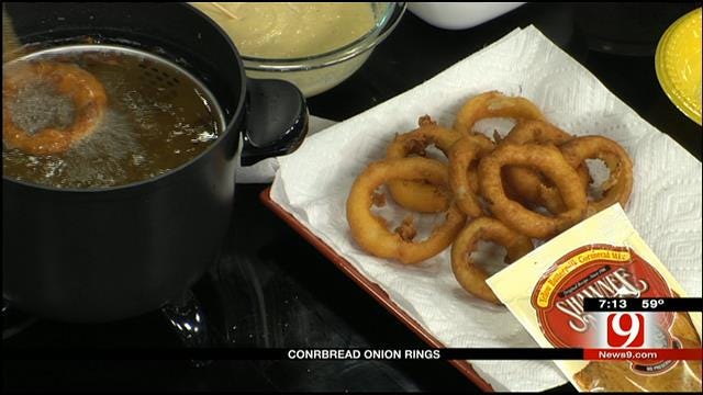 MIO: Cornbread Onion Rings