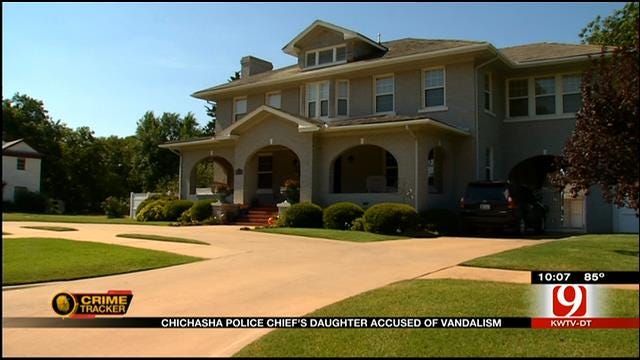 Chickasha Police Chief's Daughter Accused Of Vandalism
