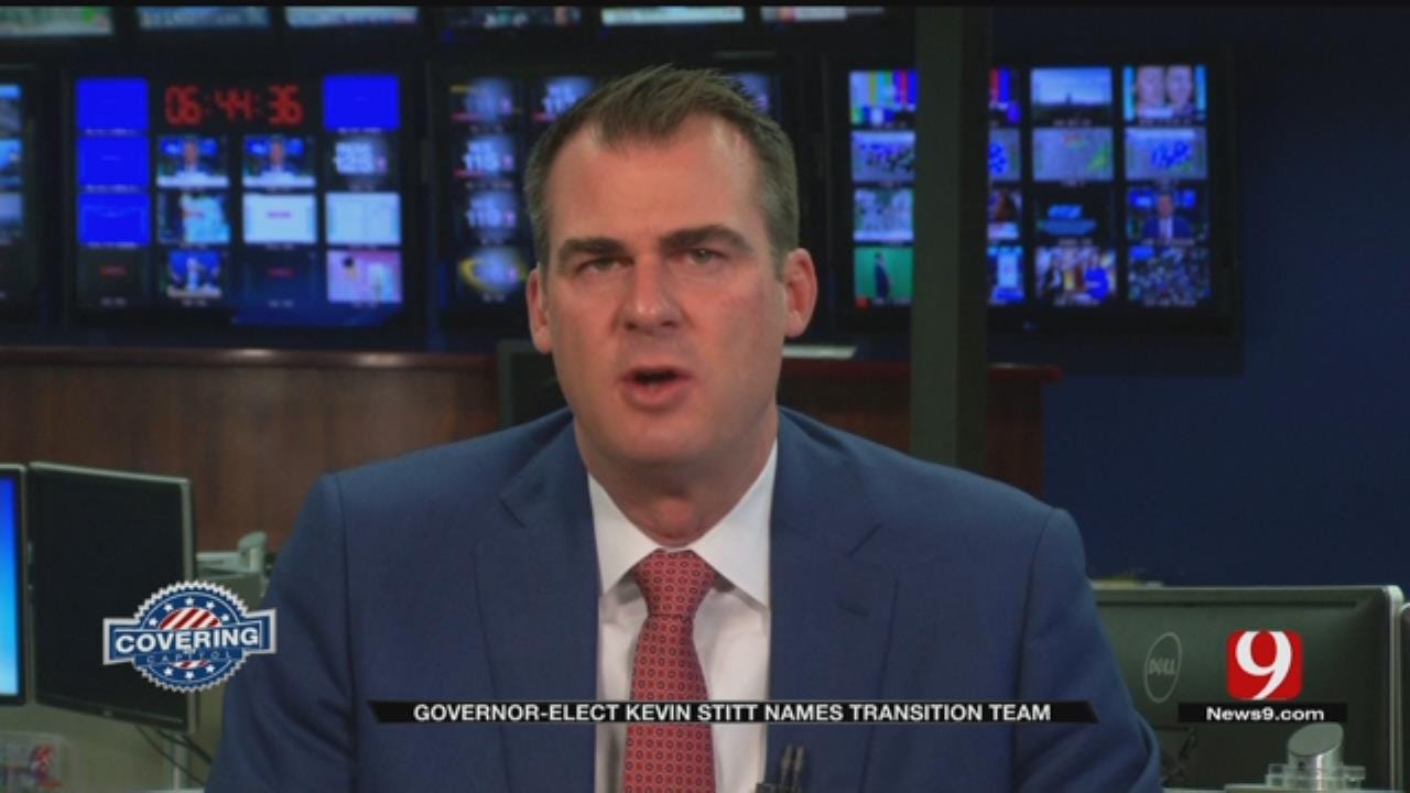 Governor-Elect Kevin Stitt Names 9 Members Of Transition Team