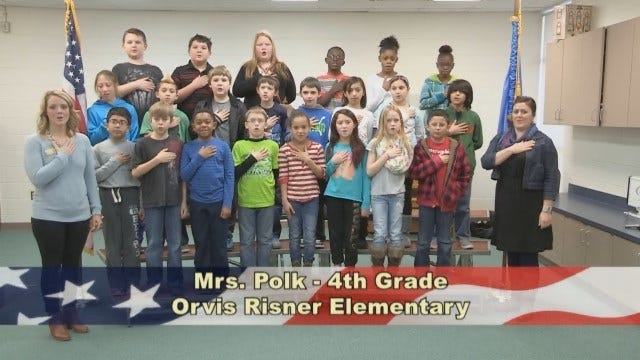 Mrs. Polk's 4th Grade Class At Orvis Risner Elementary