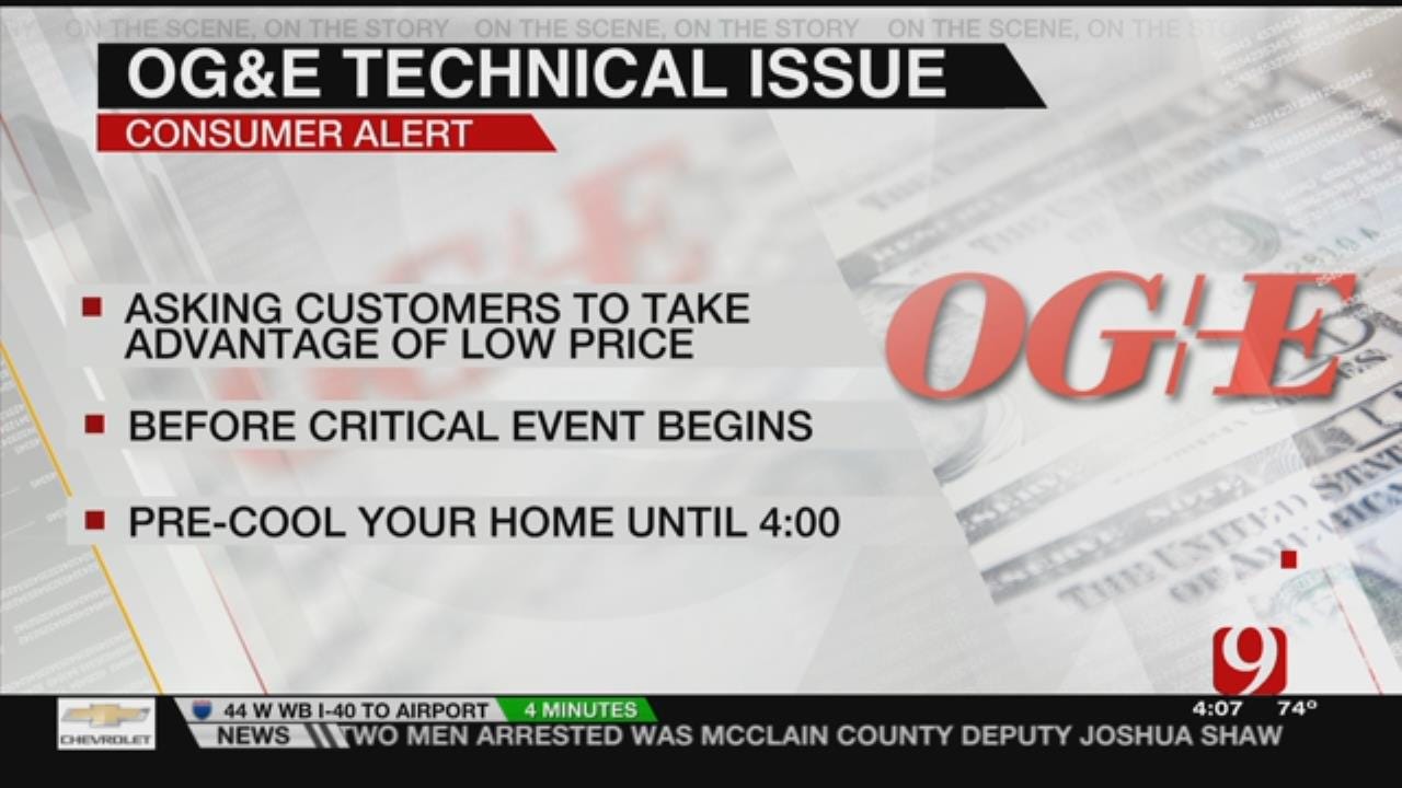 OG&E Pricing Glitch Drops Cost For Today Only