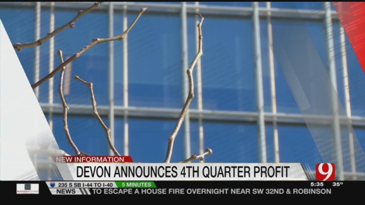 Devon Reports Profits In Final Quarter Of 2016