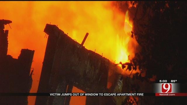 Victim Recounts Harrowing Escape From OKC Apartment Fire