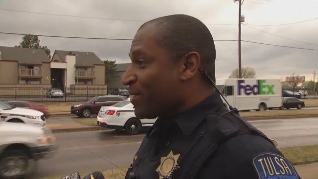 WEB EXTRA: Tulsa Police On Chase That Ended In Crash