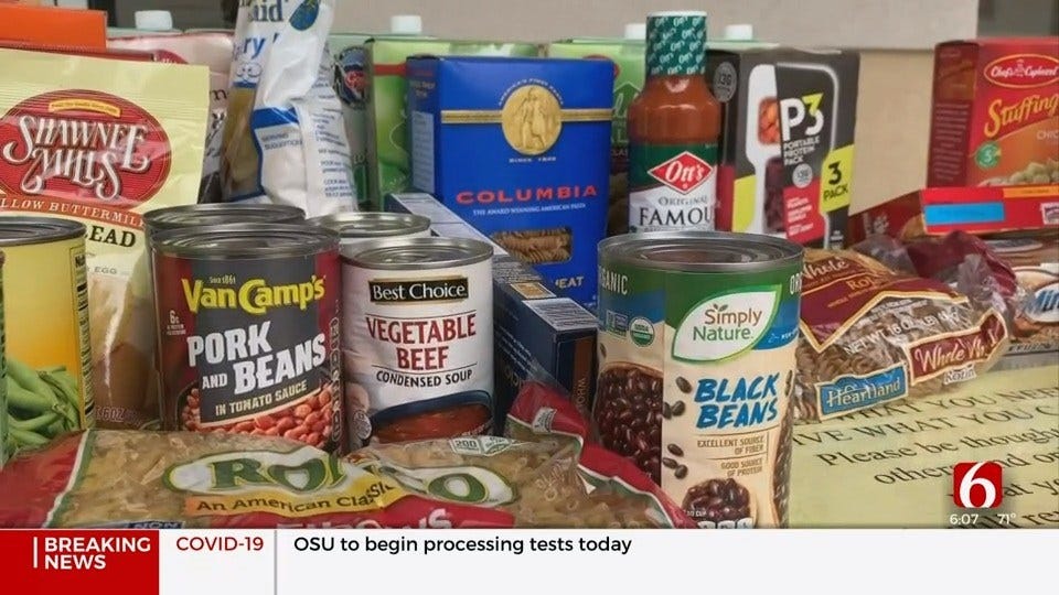 Bartlesville Chamber Of Commerce Sets Up Food Bank To Help With Coronavirus Outbreak