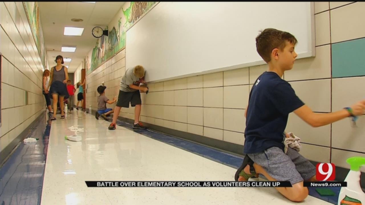 Local Church Steps In To Help Clean Up Oklahoma City School Before Opening