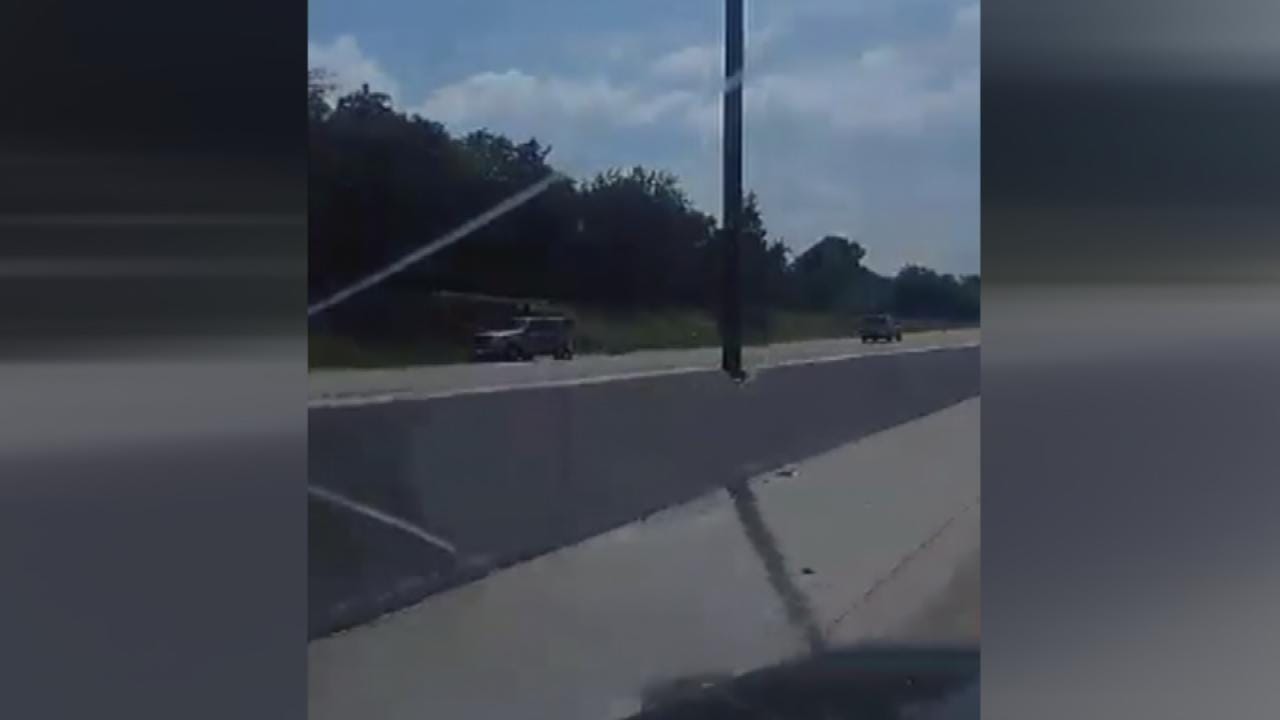 WEB EXTRA: Cell Phone Video Taken By Jason Norwood Of Wrong Way Driver On I-244