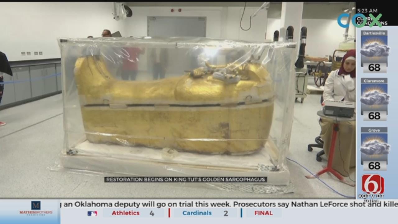Egypt Begins Restoration On King Tut S Golden Coffin