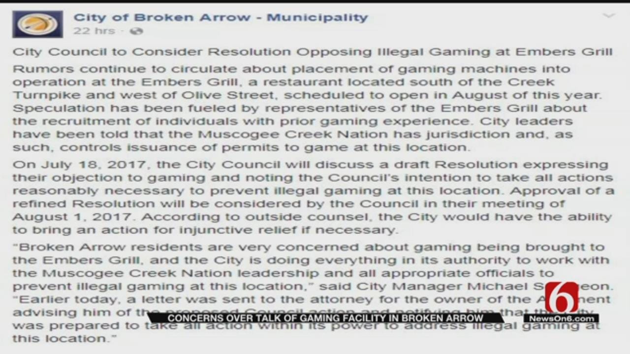 BA City Councilors To Vote On Resolution Opposing New Grill’s Possible Gaming Facility