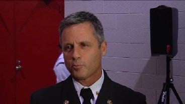 WEB EXTRA: Broken Arrow Fire Chief Jeff VanDolah Excited With Donation