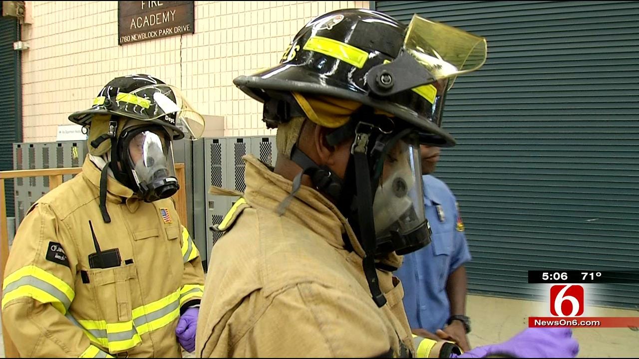 Tulsa Firefighters Train In Infectious Disease Response, Protection