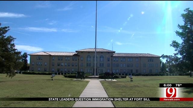 State Leaders Question Immigration Shelter At Fort Sill
