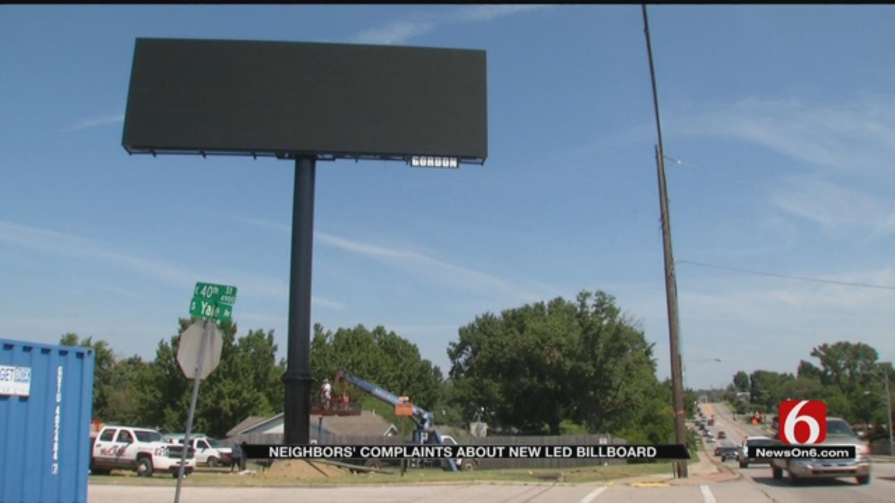 Billboard Placed Near Tulsa Neighborhood Has Residents Angry