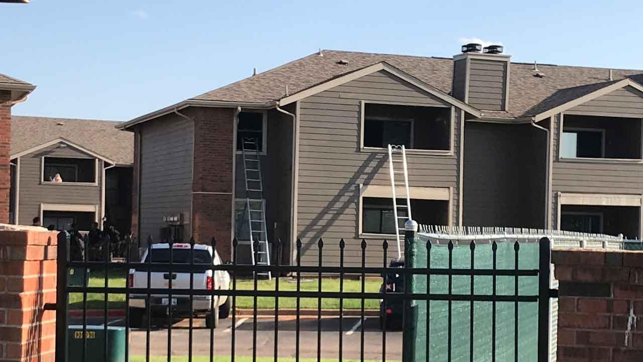 Crews Battle Apartment Fire In NW OKC