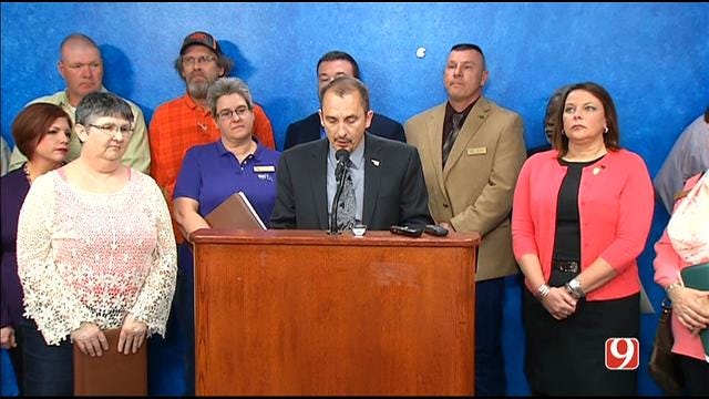 WEB EXTRA: OPEA Holds News conference On Budget Cuts