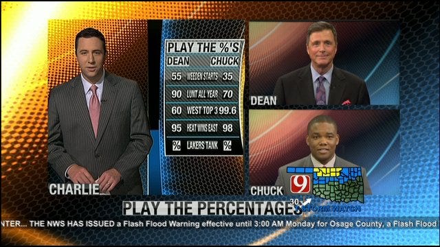 Play The Percentages: April 29, 2012