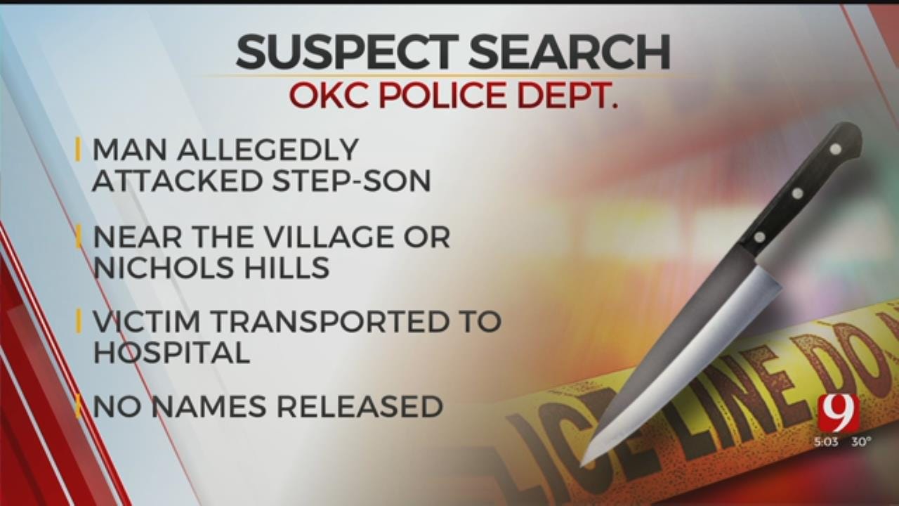 Police Searching For Suspect After Stabbing In NW OKC