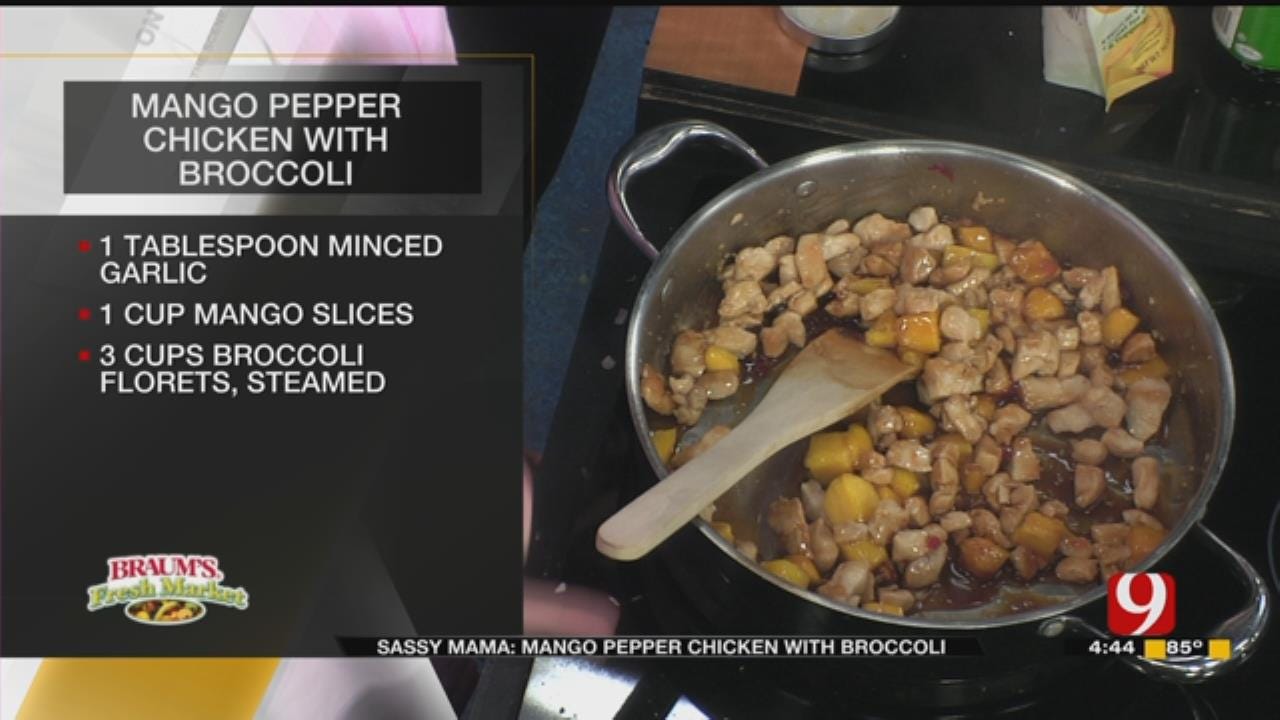 Mango Pepper Chicken with Broccoli