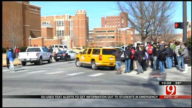 Text Alert System Worked Well After Shooting Scare At OU