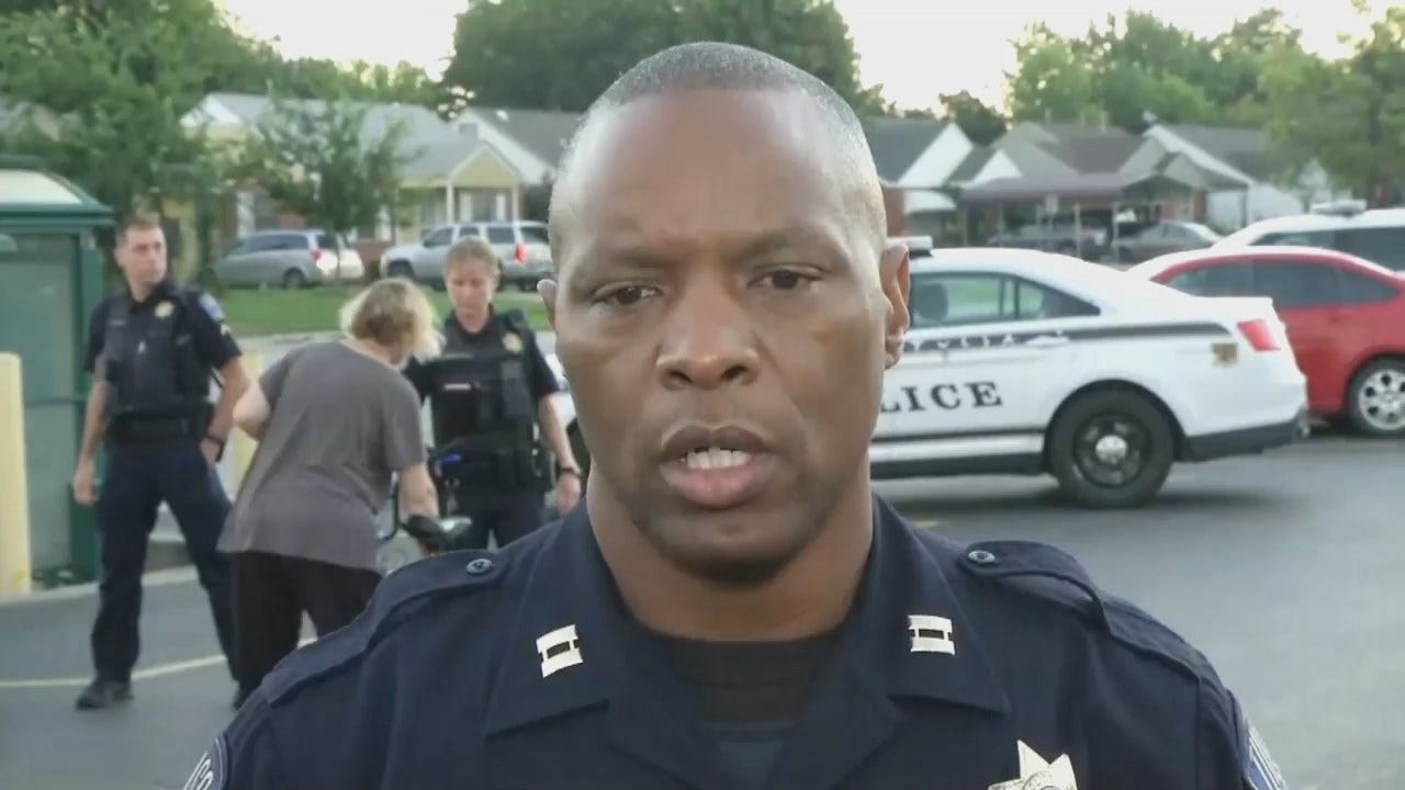 Tulsa Police Captain Malcolm Williams Talks About Bicycle-Pickup Crash