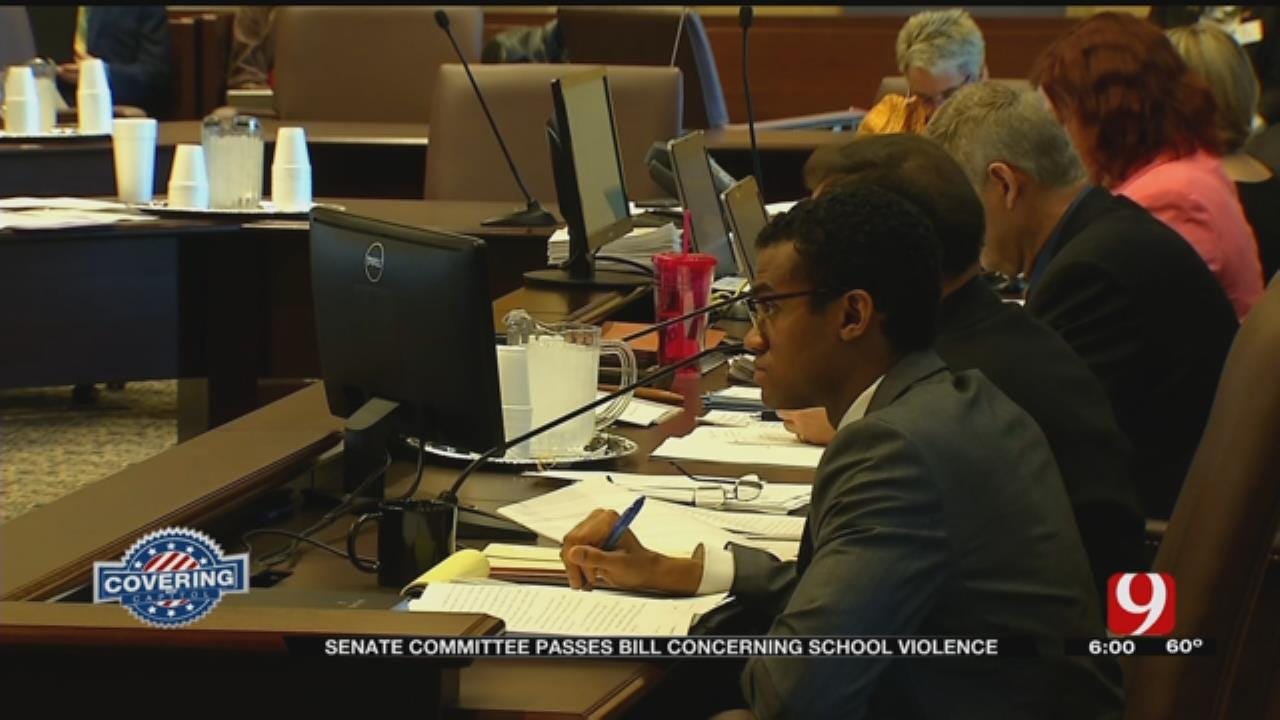 Senate Committee Passes Bill Concerning School Violence