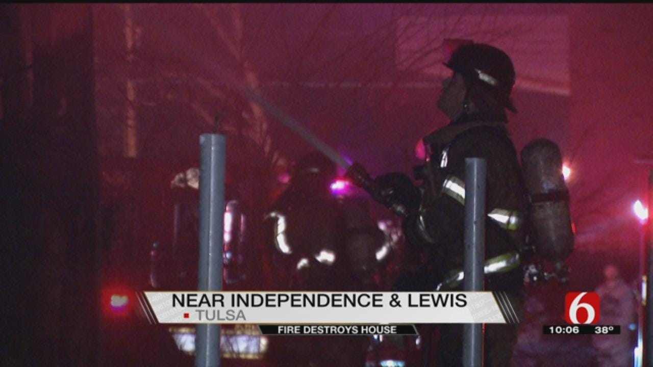 Residents Away From Home During Tulsa House Fire