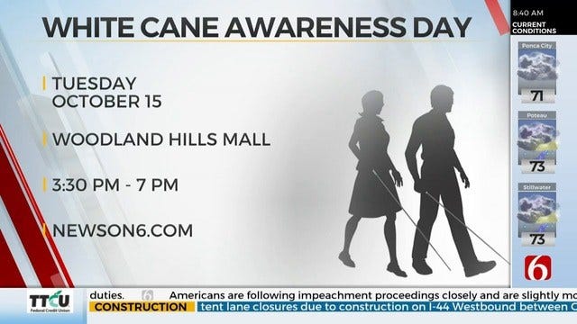Oklahoma School For The Blind Prepares For White Cane Day