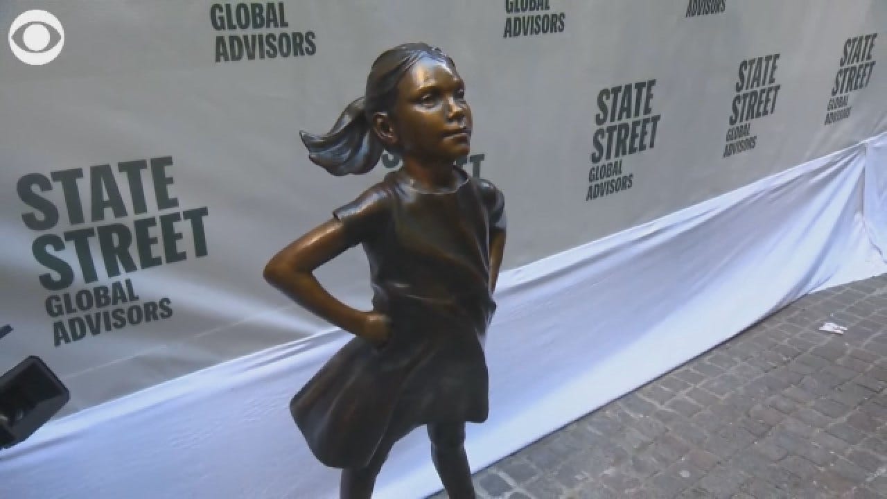'Fearless Girl' Moved To New Location In NYC