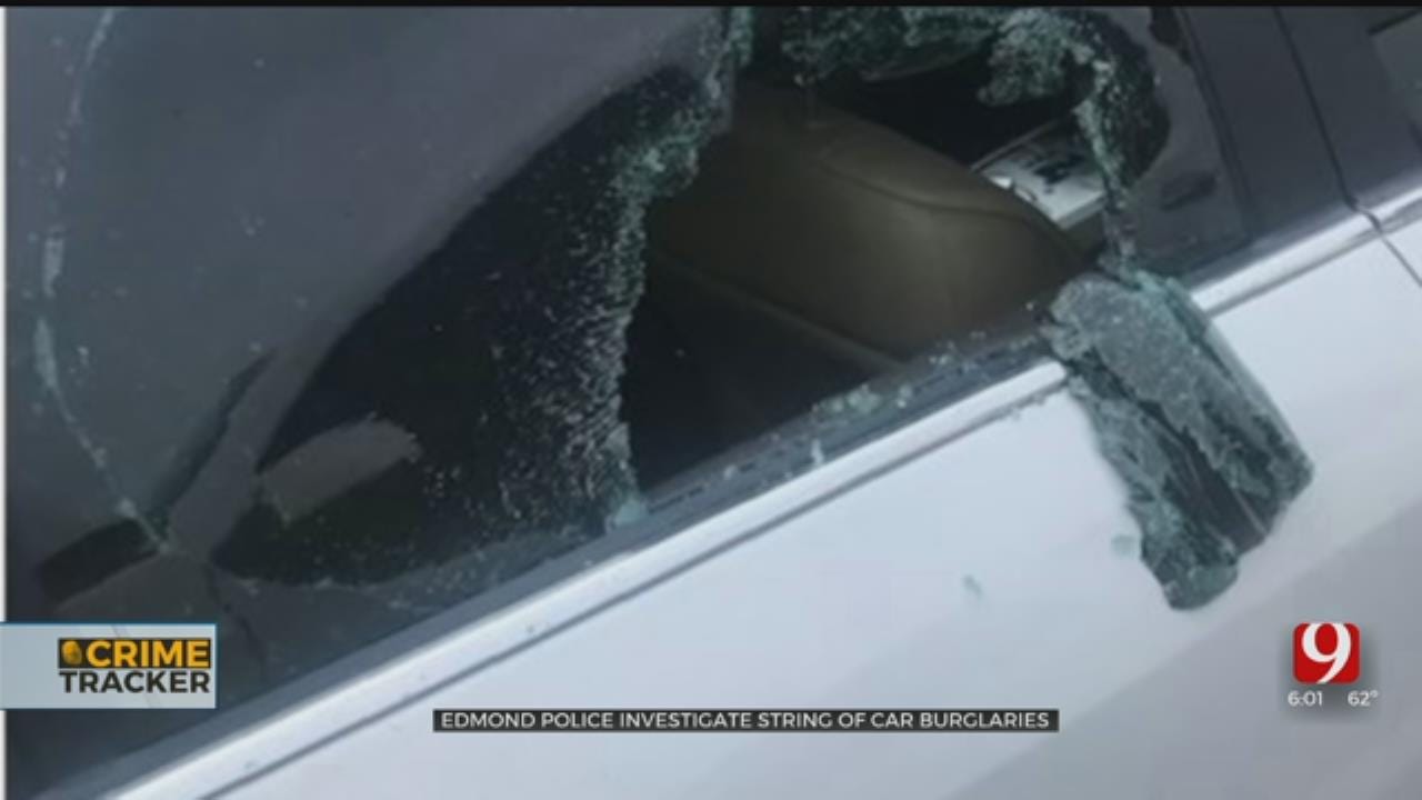 Edmond Police Investigating After 19 Smash And Grab Car Burglaries