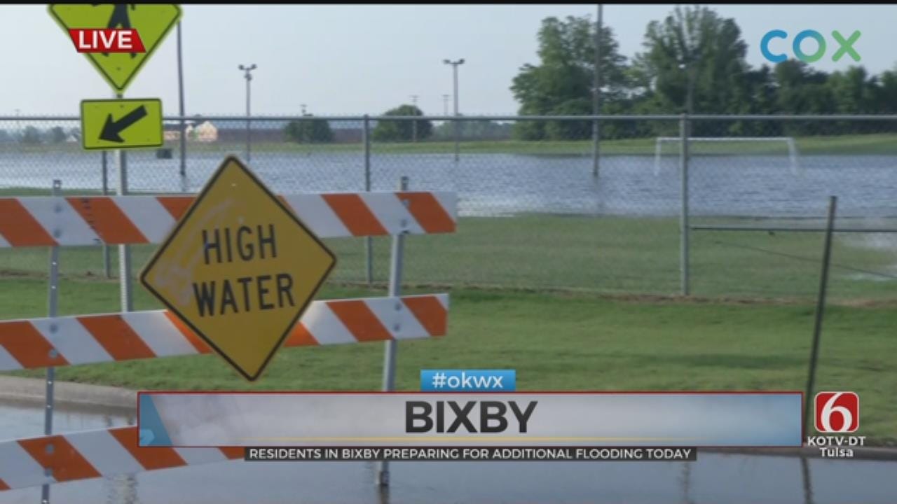 Bixby Neighborhoods, Businesses Impacted By Flooding