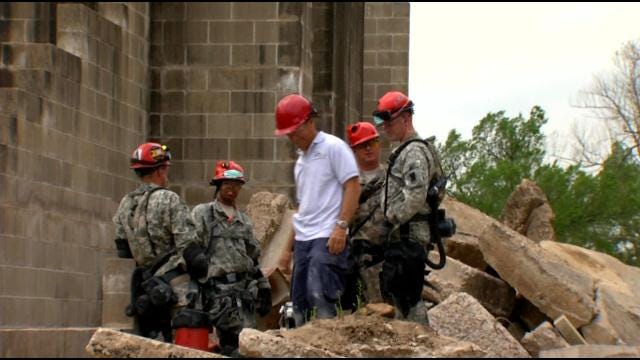 National Guard Members Train For Catastrophe At Muskogee's Camp Gruber