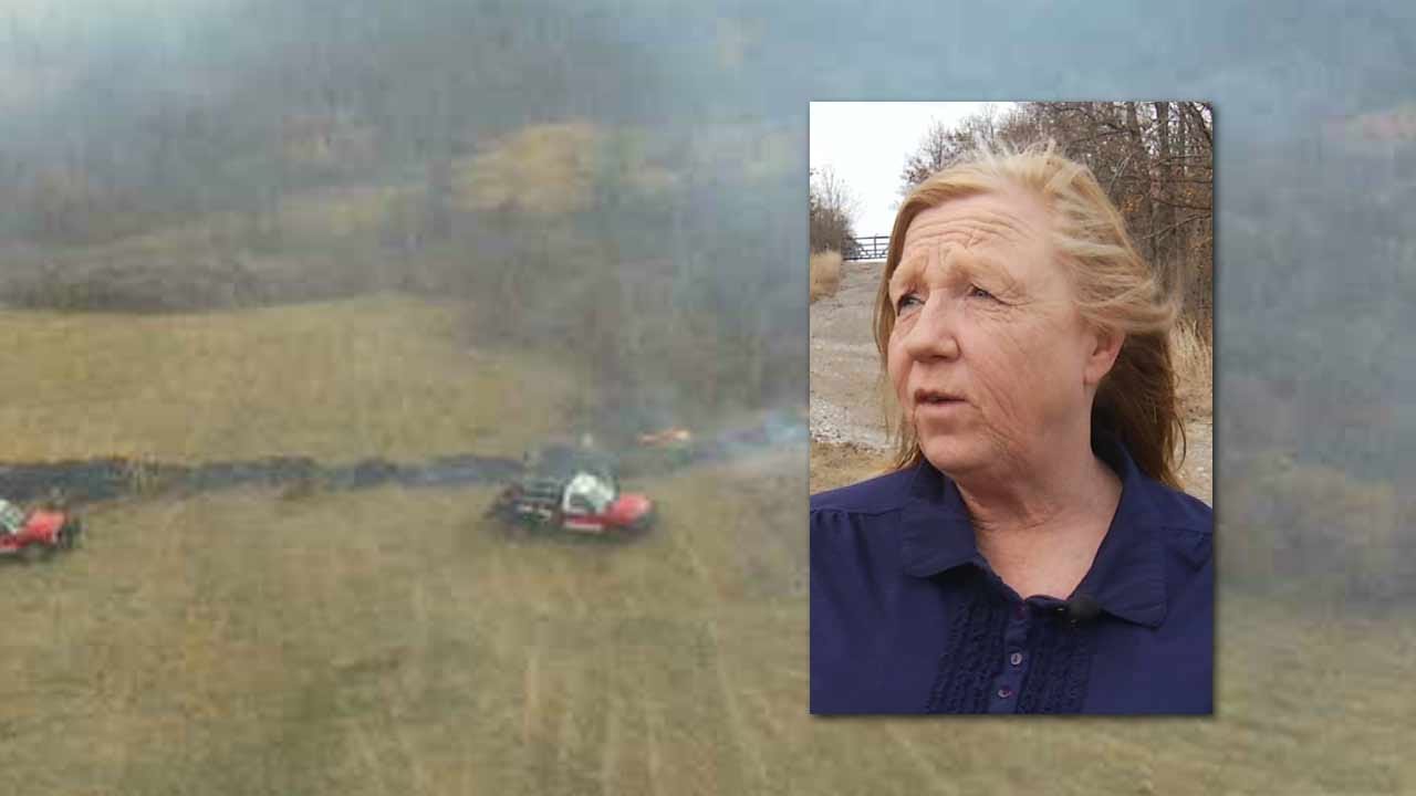 Mannford Woman Helps Firefighters Who Saved Her Home