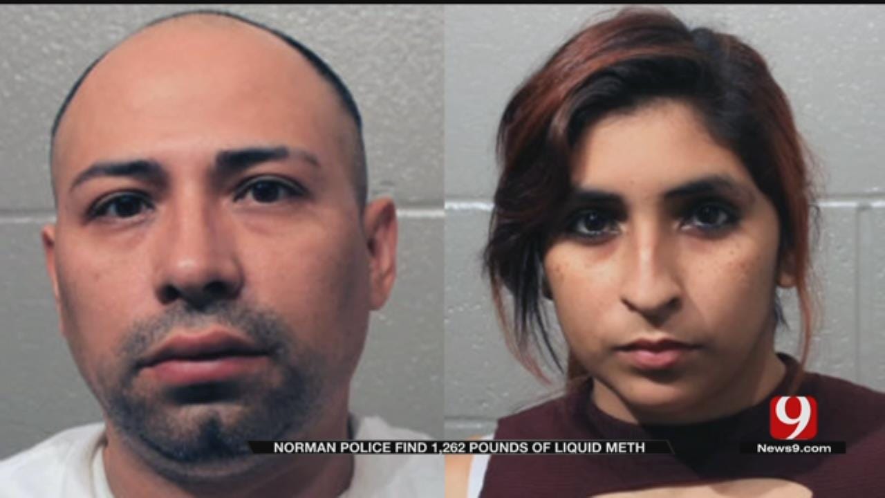 $4.4M In Liquid Meth Seized By Norman Police; 2 Arrested