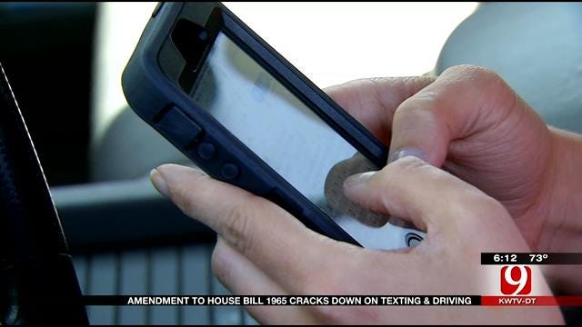 New Amendment To Bill Cracks Down On Texting And Driving