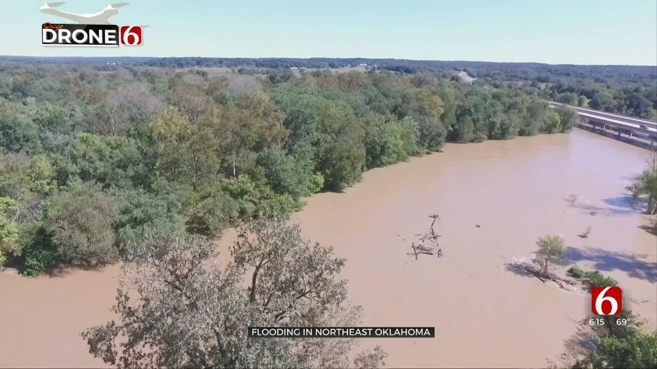 October Rain Causes Flooding For Northeastern Oklahoma
