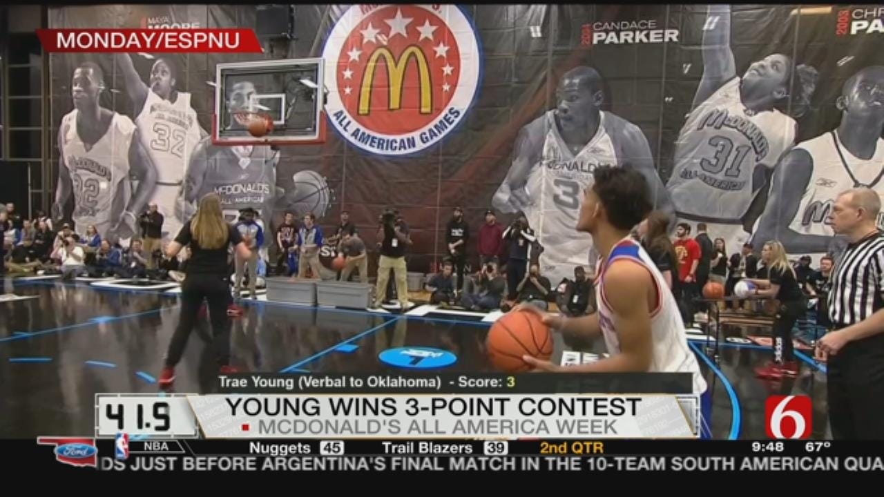 OU Commit Trae Young Wins McDonald's All-American 3-Point Contest
