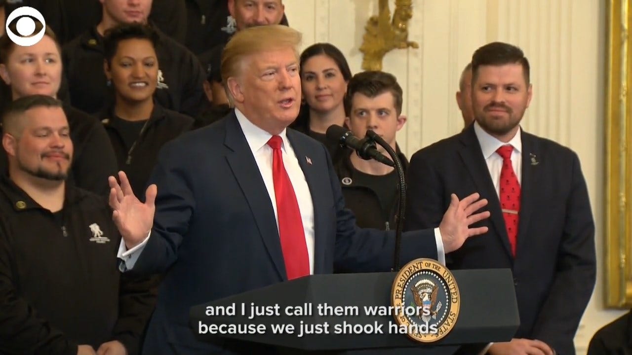 President Trump Reacts To Release Of Redacted Mueller Report