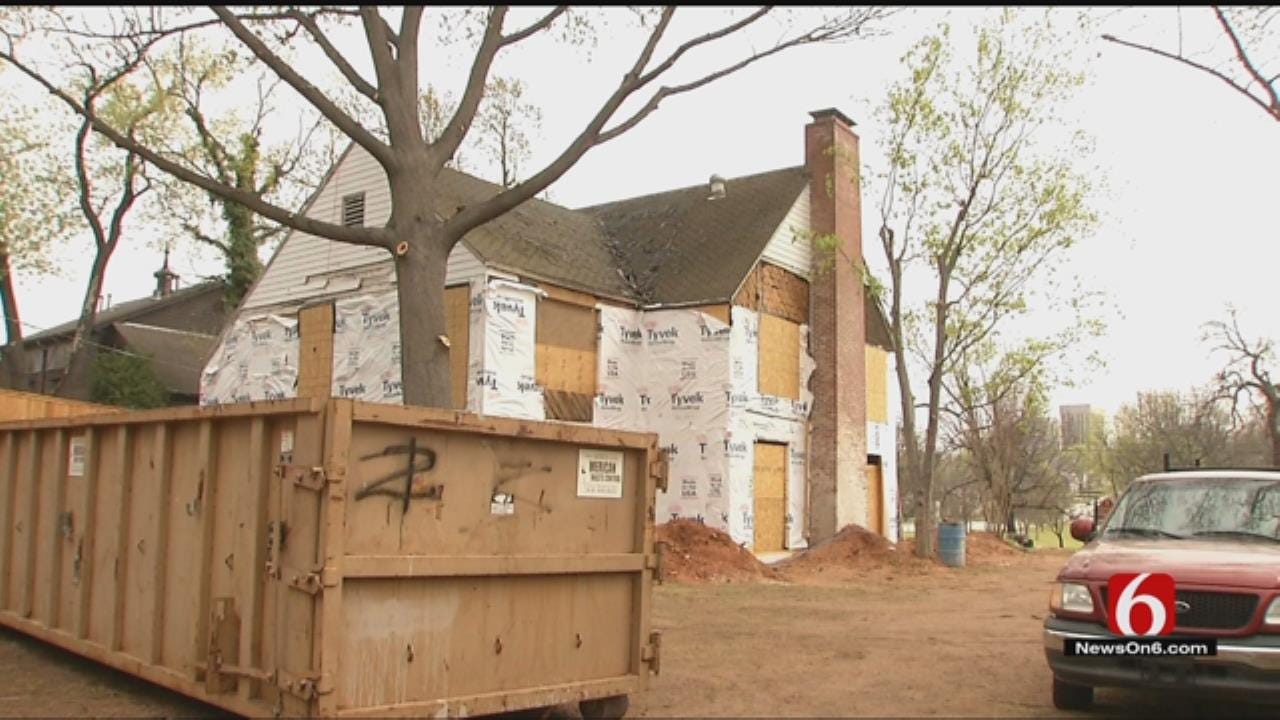 Historic Tulsa Home Rescued From Demolition List Being Restored