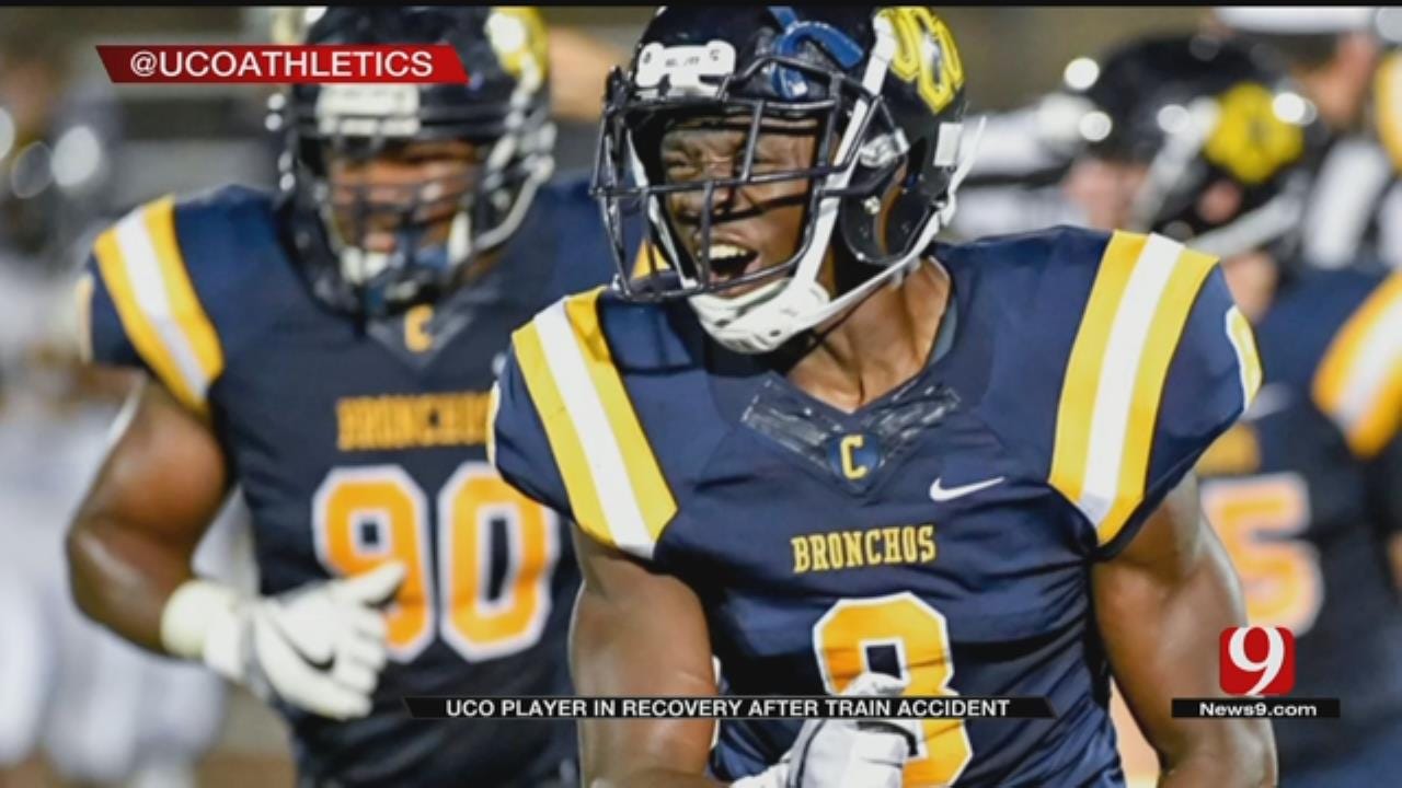 UCO Football Player Recovers After Losing Foot In Train Accident