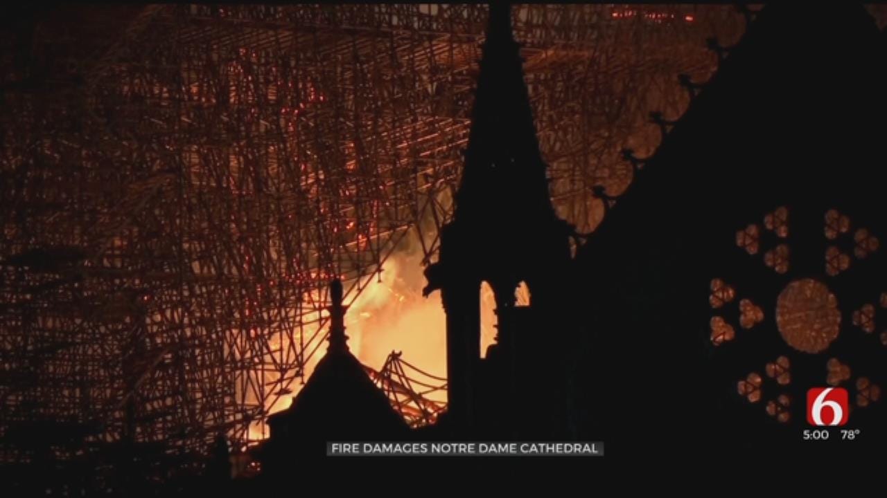 Fire Contained At Notre Dame Cathedral In Paris