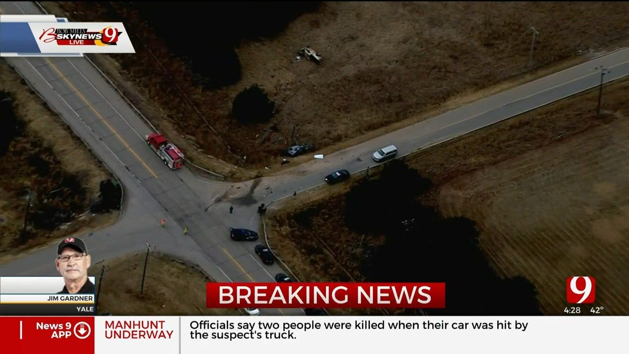 2 Killed In Crash; Highway 51 Near Yale Shut Down Due To Manhunt For Chase Suspect