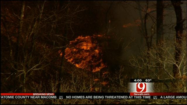 Crews Battle Grass Fire In Pott. County