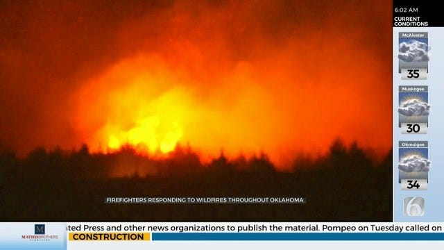 Wildfires Impact Cities, Counties Across Oklahoma