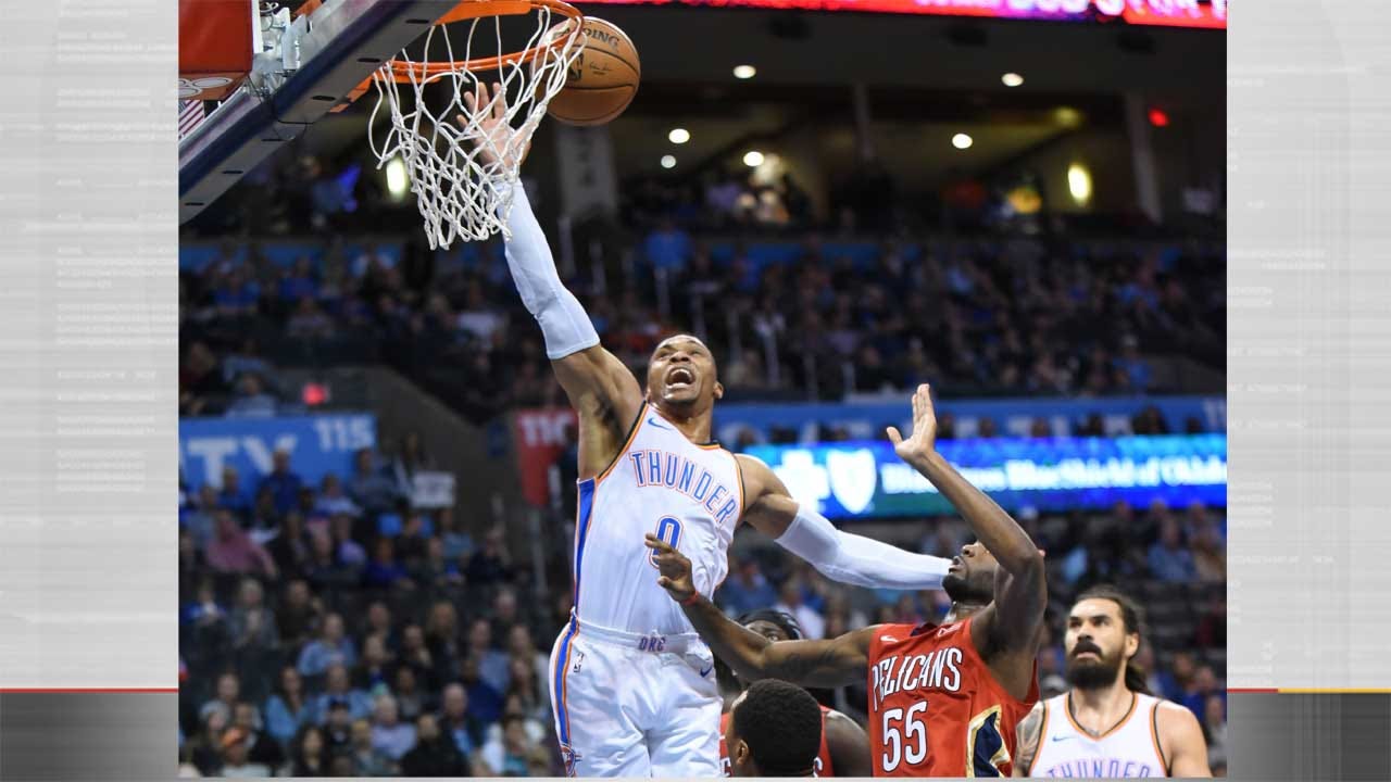 Thunder Win Fifth Straight, Lose Westbrook To Sprained Ankle