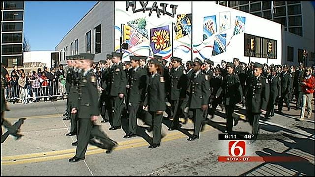 Thousands Turn Out For Tulsa's Annual Veterans Day Parade