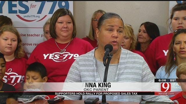 Supporters Of State Question 779 Speak Out At Capitol