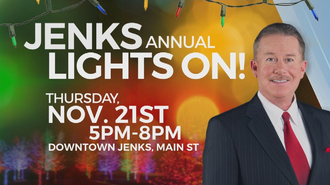 Jenks Prepares For Christmas, Holding 'Lights On' Event