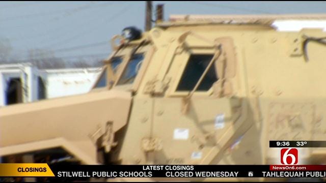 Armored Vehicle Makes Its Way To Bartlesville Police
